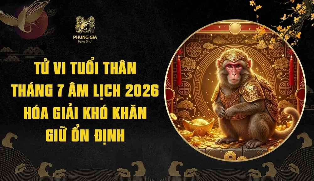 Tử vi tuổi Thân tháng 7 âm lịch 2026: Hóa giải khó khăn, giữ ổn định