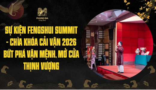SỰ KIỆN FENGSHUI SUMMIT - CHÌA KHÓA CẢI VẬN 2026: BỨT PHÁ VẬN MỆNH, MỞ CỬA THỊNH VƯỢNG