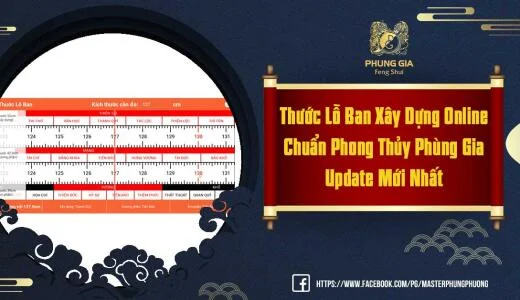 Thước Lỗ Ban Xây Dựng Online Chuẩn Phong Thủy Phùng Gia - Update Mới Nhất
