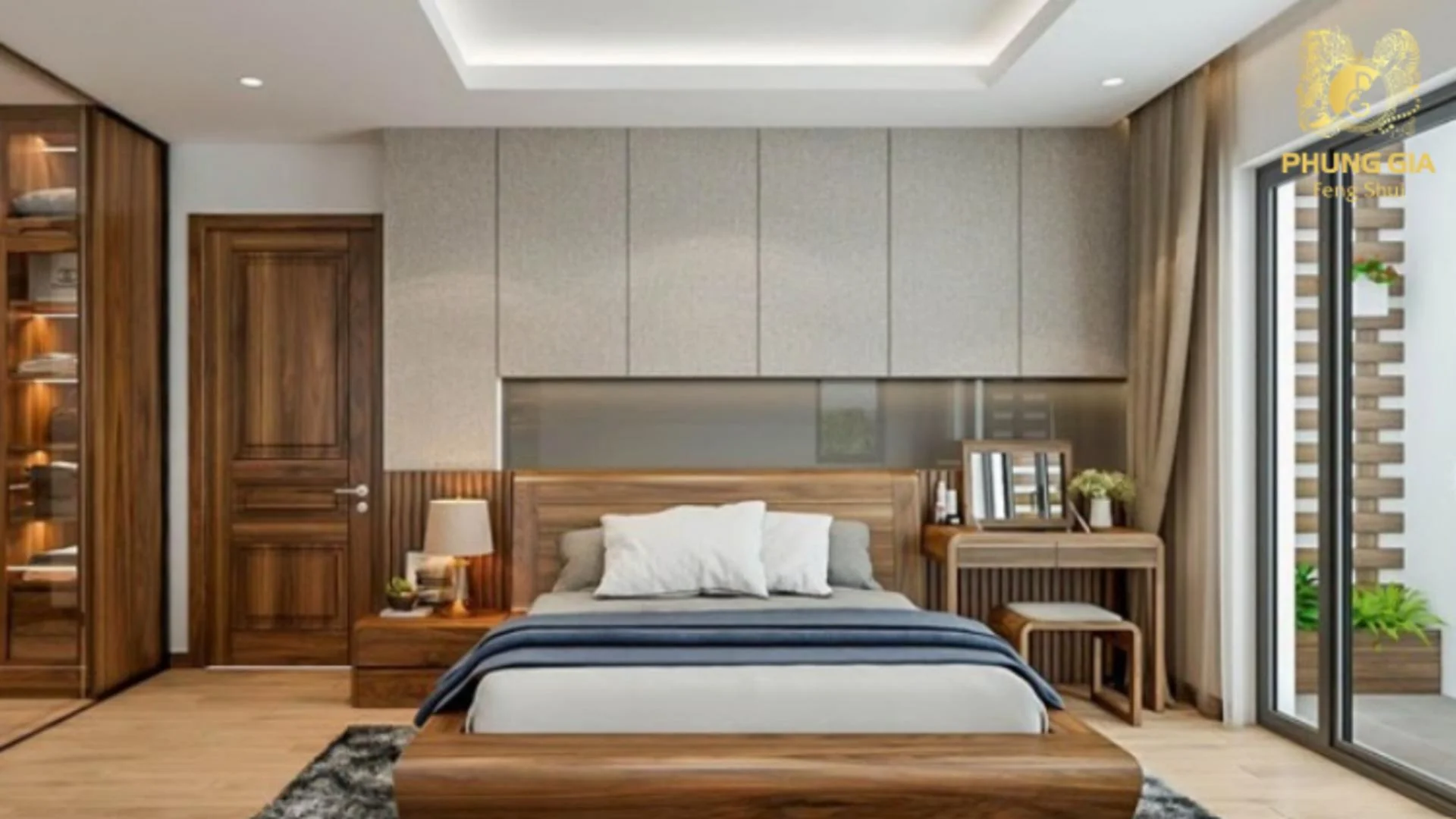 1 phòng ngủ có 2 cửa ra vào dễ làm khí trường xáo trộn, gia chủ cần hiểu đúng để tránh ảnh hưởng giấc ngủ và sức khỏe