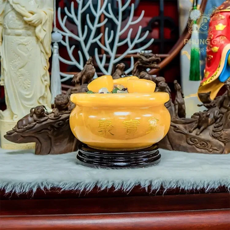 Bát tụ bảo ngọc Hoàng Long