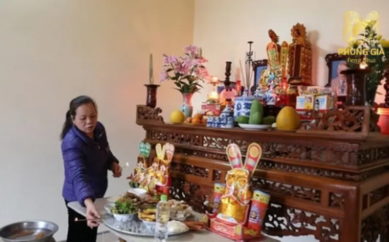  Bếp là vị trí đặt mâm cúng ông Táo