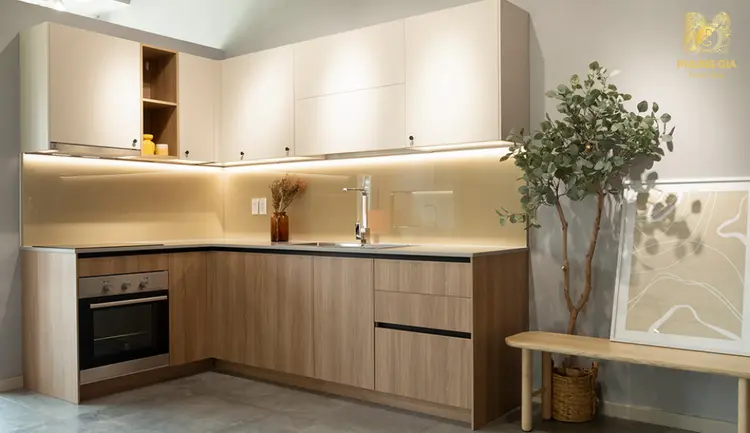 Tận dụng góc nhà để tạo ra ranh giới Thủy - Hỏa