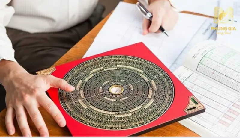 Biểu đồ Phi Tinh thể hiện sự di chuyển của các sao và năng lượng trong không gian sống