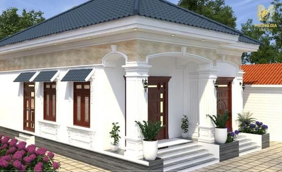 Bố trí 3 cột tại tiền sảnh