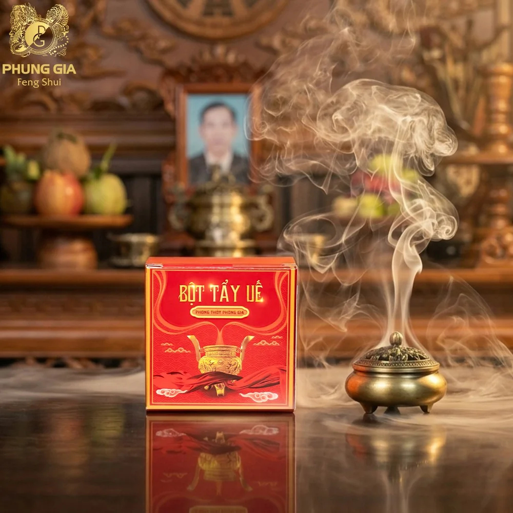 Bột tẩy uế được sử dụng nhiều trong các nghi thức thờ cúng