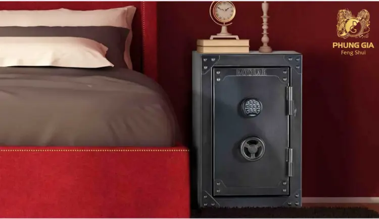 Phòng ngủ là một vị trí lý tưởng để đặt két sắt