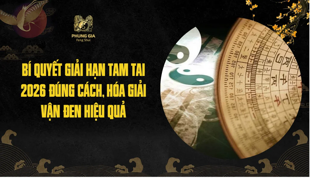 Bí quyết giải hạn tam tai 2026 đúng cách, hóa giải vận đen hiệu quả