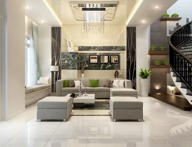 Việc lựa chọn màu sơn, màu nội thất cần cân bằng giữa phong thủy và diện tích không gian