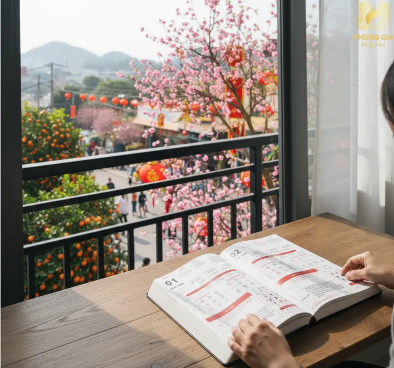 Chỉ với một trang lịch, bạn đã có thể nắm được sao chiếu, giờ cát hung, hướng xuất hành, con số may mắn, và các yếu tố phong thủy quan trọng khác