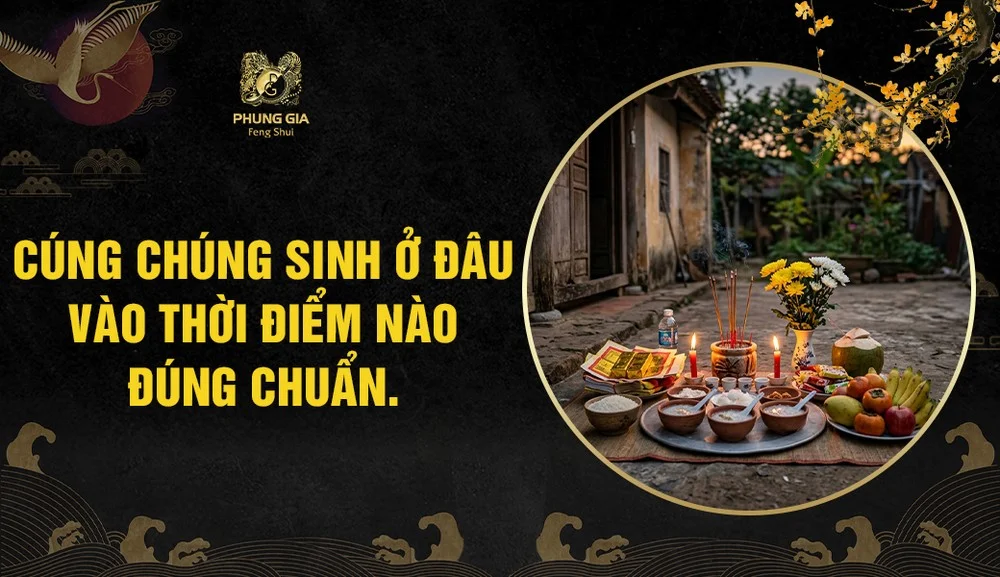 Cúng chúng sinh ở đâu, vào thời điểm nào cho đúng chuẩn lễ