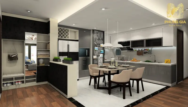 gia-chu-nen-can-nhac-lap-dat-tran-gia Gia chủ nên cân nhắc lắp đặt trần giả để giảm bớt cảm giác bị đè nén cho nhà bếp