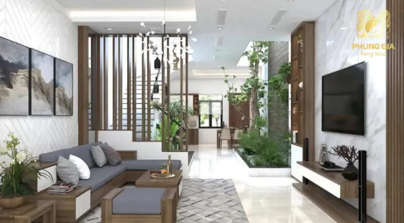 Góc chiêu tài trong không gian nhà ở - khu vực thường được xem là nơi tích tụ vượng khí và năng lượng tài lộc