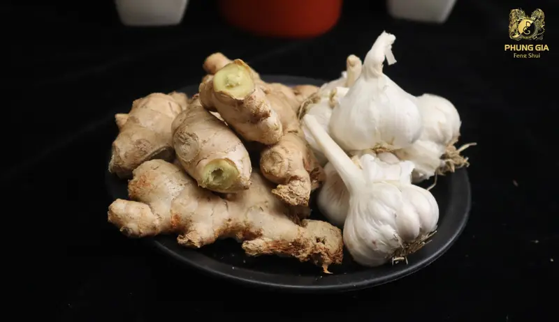  Gừng được xem là vật liệu trừ tà