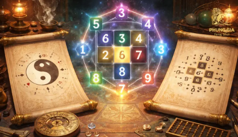 Hà Đồ, Lạc Thư và Cửu Tinh là nền tảng lý thuyết quan trọng của phong thủy Huyền Không