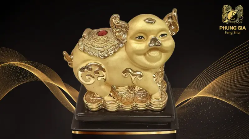  Heo phong thủy gợi nhắc đến sự đủ đầy