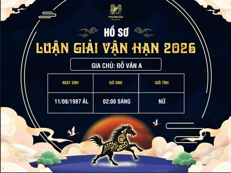 Hồ sơ bát tự vận hạn 2026 - Luận giải cá nhân cho năm Bính Ngọ