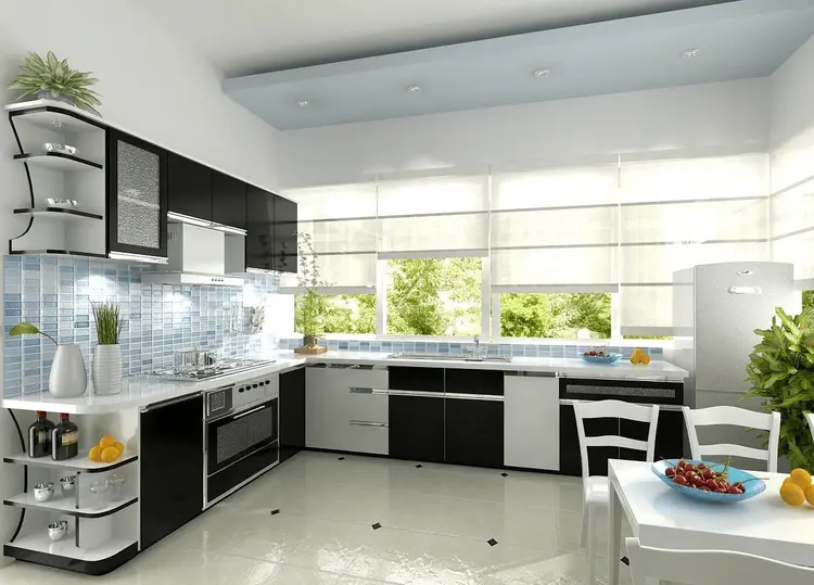 Bồn rửa, máy giặt hay các yếu tố Thủy khác cần có khoảng cách với khu vực bếp nấu