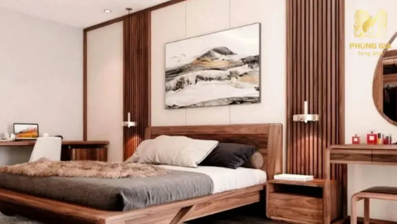 Bố trí hướng phòng ngủ và kê giường hợp mệnh Thuỷ giúp cân bằng năng lượng và tăng cường sinh khí
