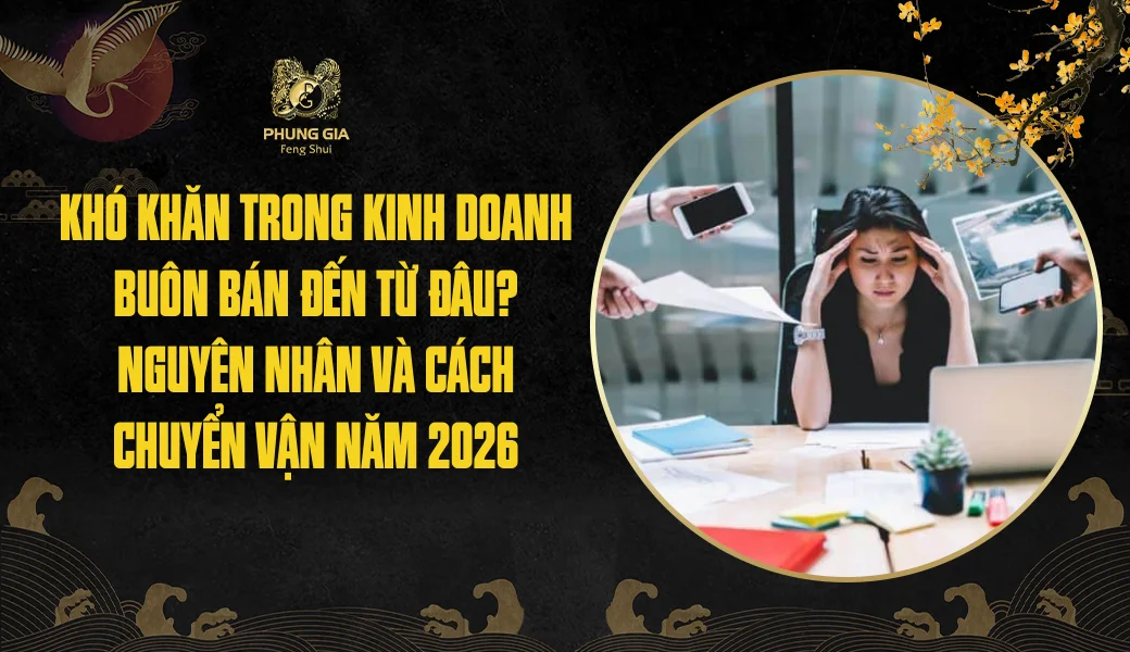 Khó khăn trong kinh doanh buôn bán đến từ đâu? Nguyên nhân và cách chuyển vận năm 2026