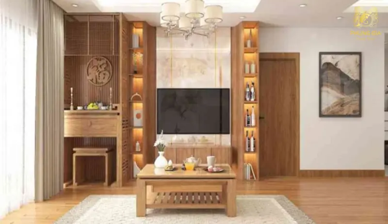 Không gian thờ cúng đặt tại lối đi hoặc nơi ồn ào khiến khí trường bị nhiễu loạn, giảm sự trang nghiêm