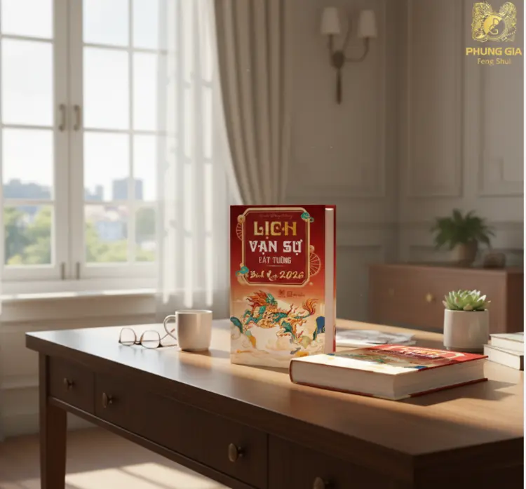 Lịch Tết là cẩm nang phong thủy, nguồn năng lượng tích cực cho cả gia đình