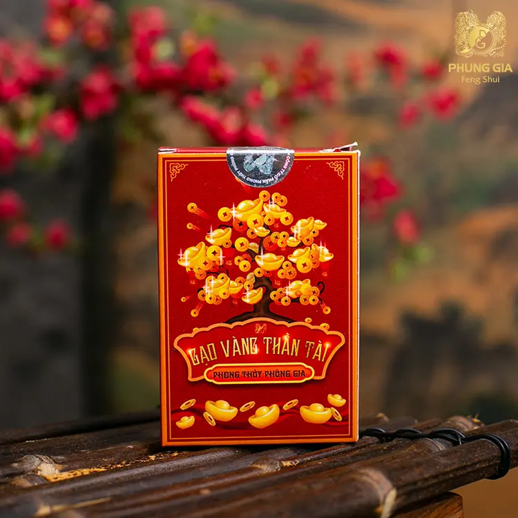 Gia chủ có thể sử dụng gạo vàng nạp cốt tạo từ trường thờ cúng tốt và linh khí cho bát hương, bàn thờ Thần Tài, Gia Tiên