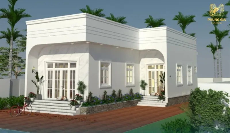  Nhà phố nở hậu giúp đón tài phía trước