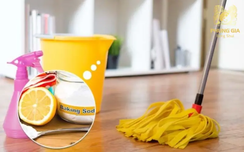 Dung dịch nước chanh giúp làm sạch không gian, mang lại cảm giác tươi mới và dễ chịu