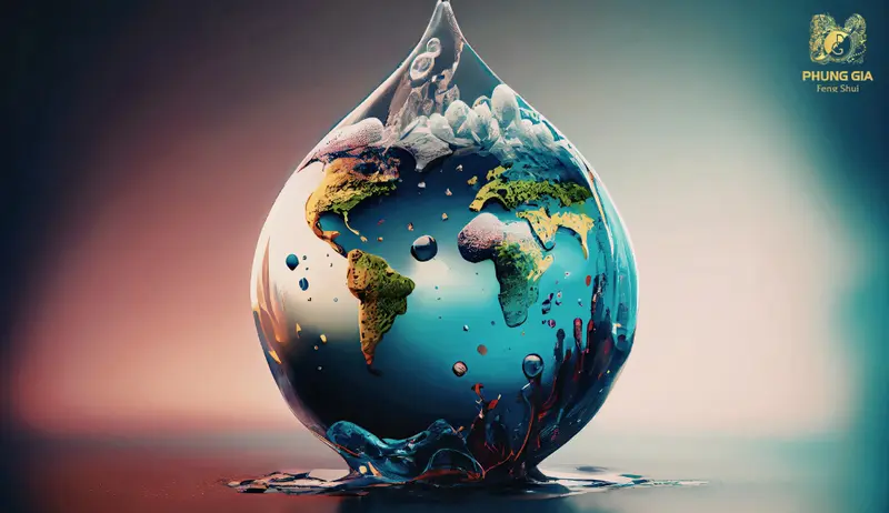  Nước sạch tượng trưng cho dòng tài lộc