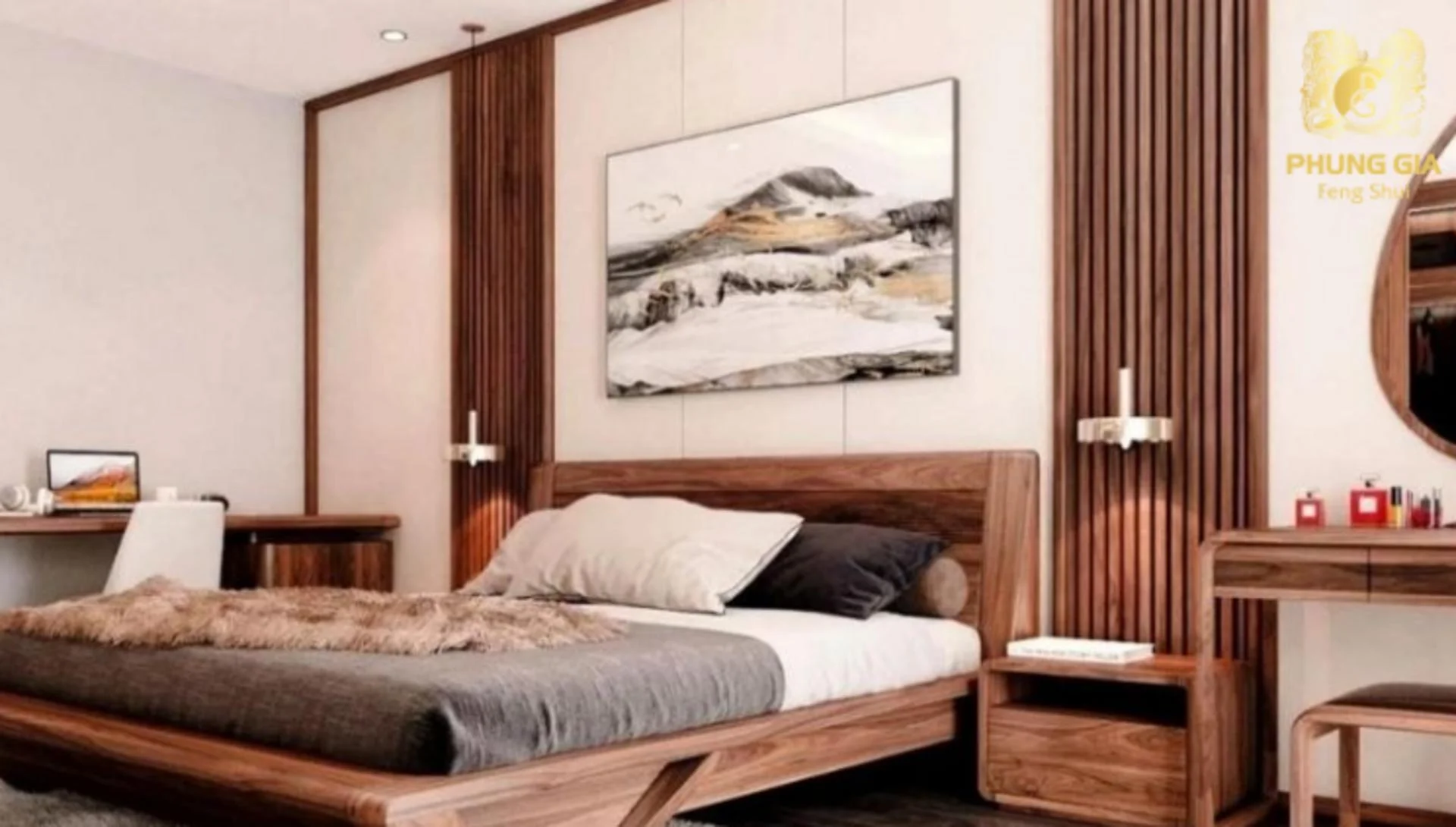 Vị trí và bố cục giường ngủ đúng phong thủy giúp ổn định trường khí