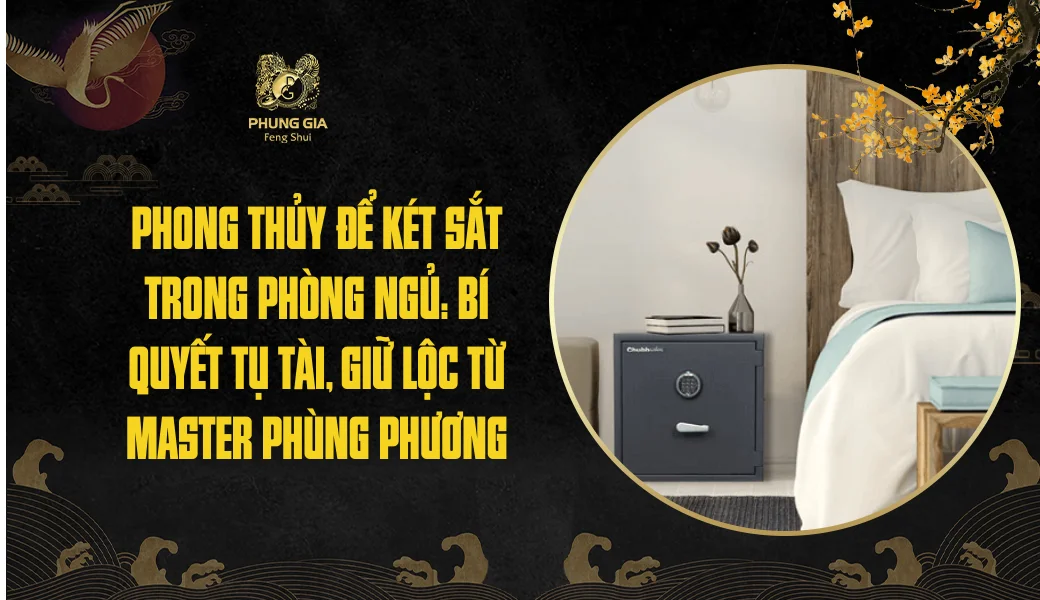 Phong thủy để két sắt trong phòng ngủ: Bí quyết tụ tài, giữ lộc từ Master Phùng Phương