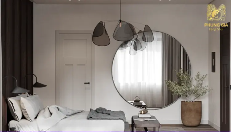 Gương trong phòng ngủ cần tránh đặt đối diện giường ngủ