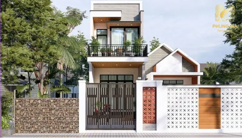 Thiết kế cổng cần hài hòa với tổng thể ngôi nhà