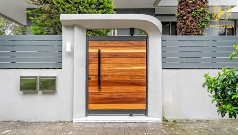 Cổng 1 cánh có thiết kế đơn giản