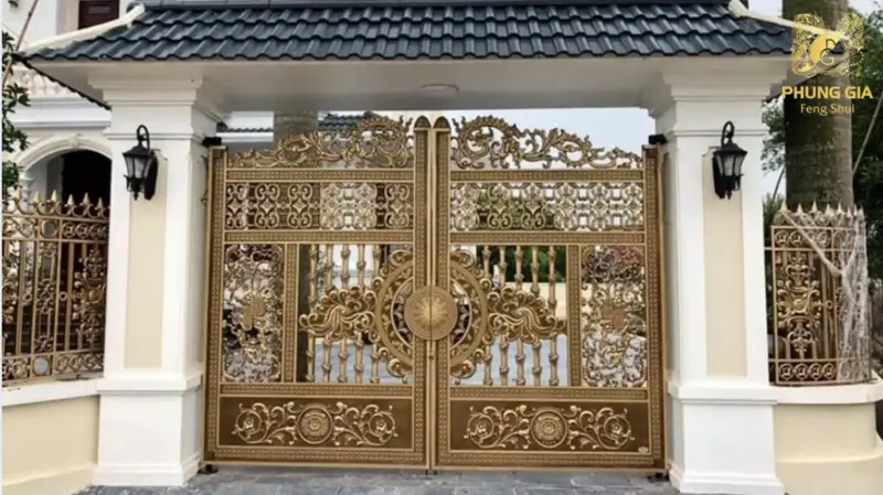 Cổng 2 cánh là loại cổng rất phổ biến