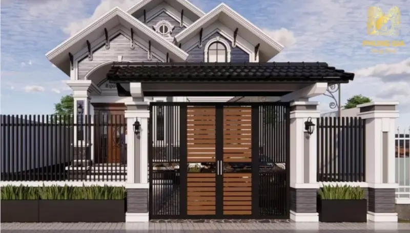 Số lượng cổng phụ thuộc vào quy mô công trình