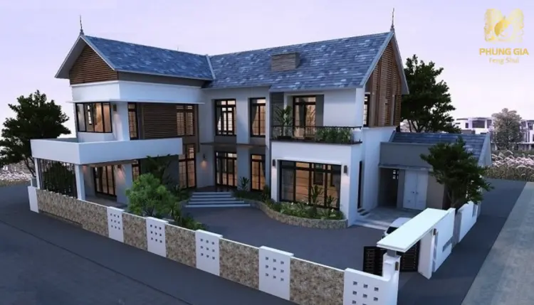 Nhà chữ L có thiết kế độc đáo, thoáng đãng