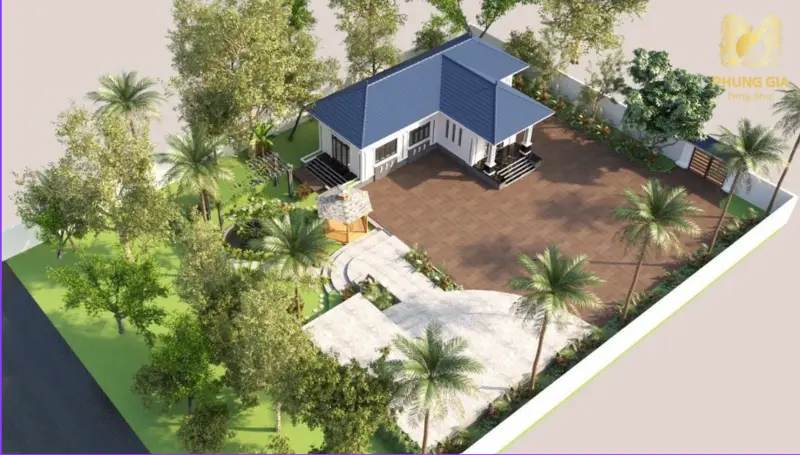 Nhà chữ T có không gian thoáng đãng