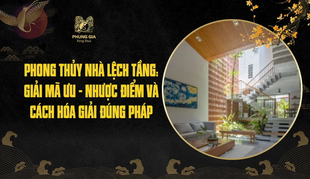 Phong thủy nhà lệch tầng: Giải mã ưu - nhược điểm và cách hóa giải đúng pháp