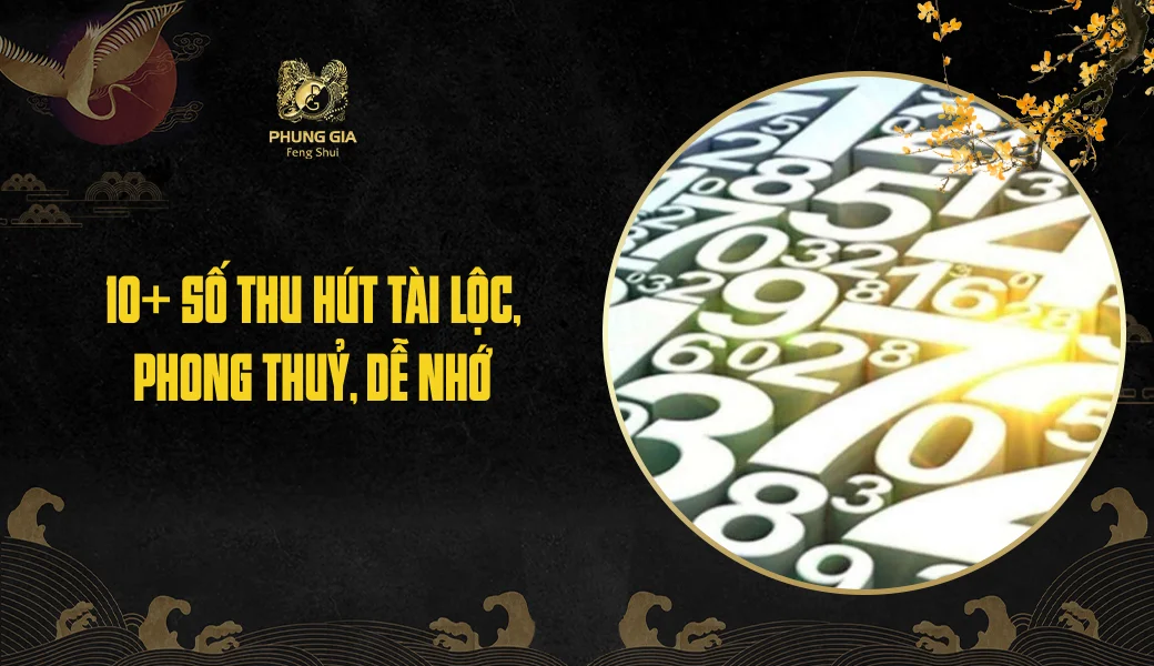 10+ số thu hút tài lộc, phong thuỷ, dễ nhớ