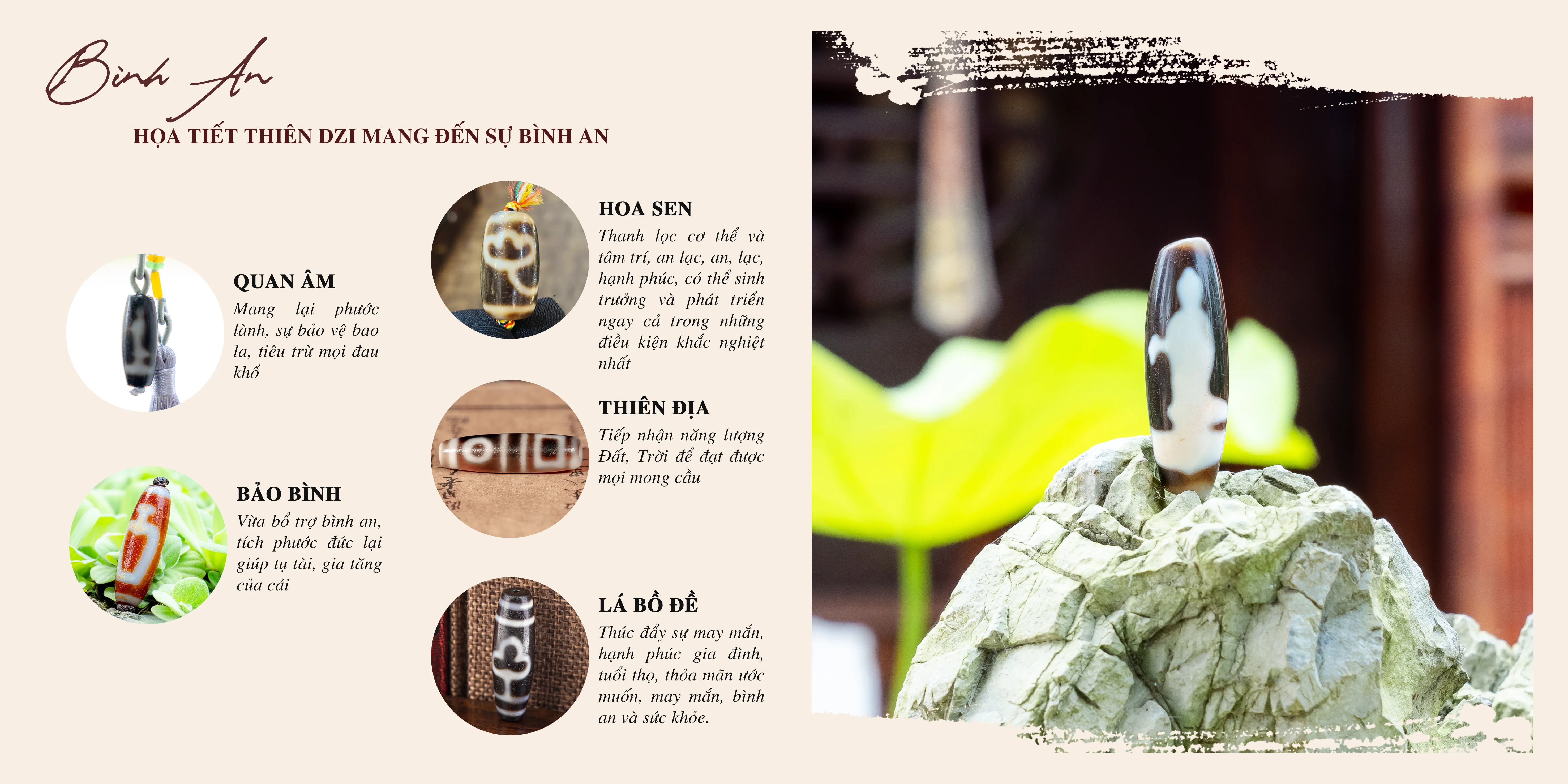 Thiên Dzi mang đến sự bình an