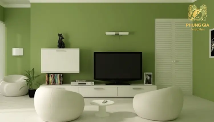Người mệnh Mộc có thể sử dụng màu xanh tạo điểm nhấn cho không gian sống