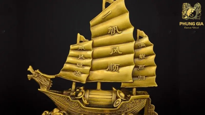  Thuyền buồm phong thủy gợi mở thuận lợi