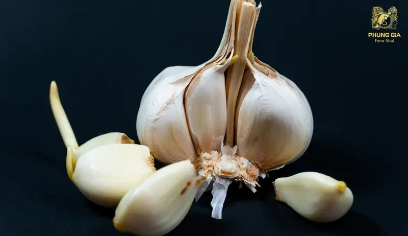 Tỏi thường được dùng theo quan niệm dân gian để trấn an khi chuyển vào nhà mới hoặc khi cảm thấy không gian sống bất ổn