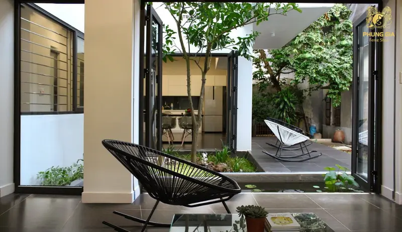  Tối ưu ánh sáng, cây xanh và thông gió