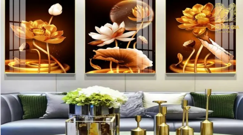 Tranh phong thủy góp phần định hình khí sắc không gian Tranh phong thủy góp phần định hình khí sắc không gian