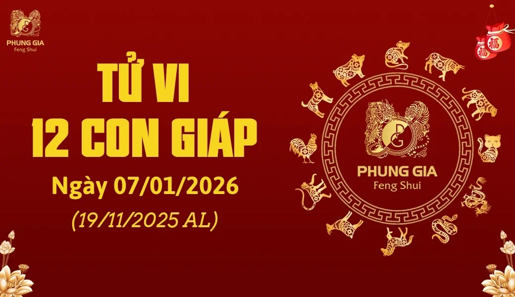 Tử vi 12 con giáp ngày 07/01/2025
