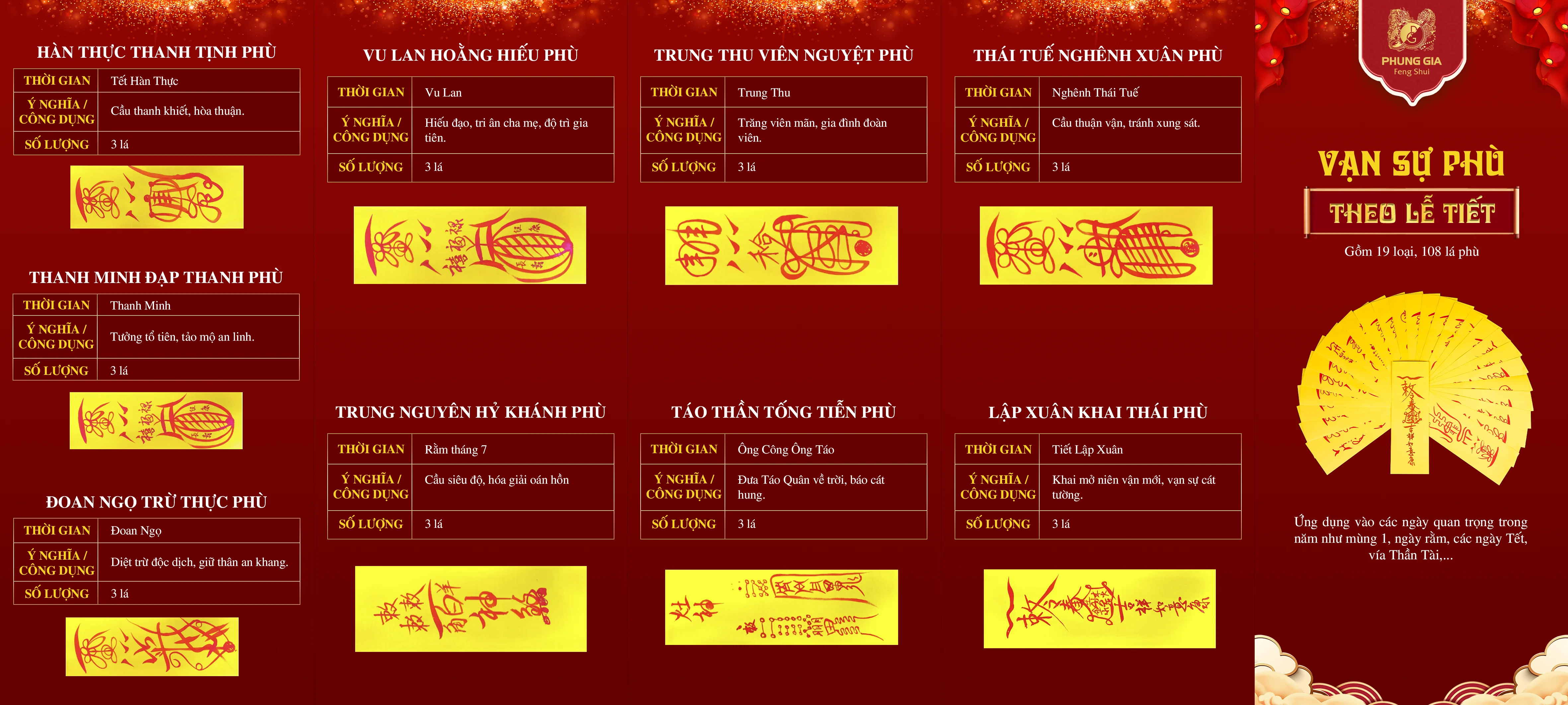 Vạn Sự Phù theo lễ tiết
