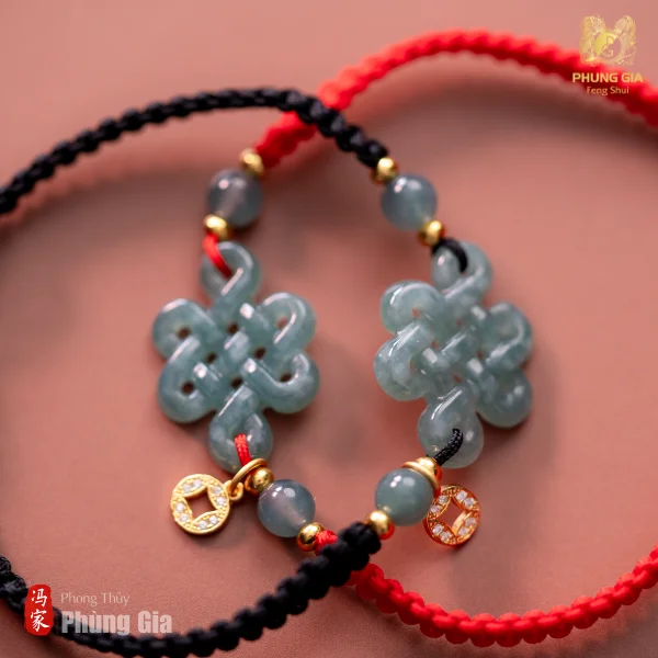 Đấu pháp phong thủy hóa giải vận hạn năm Tam Tai - Vòng tay Đồng Tâm Kết Lam Ngọc
